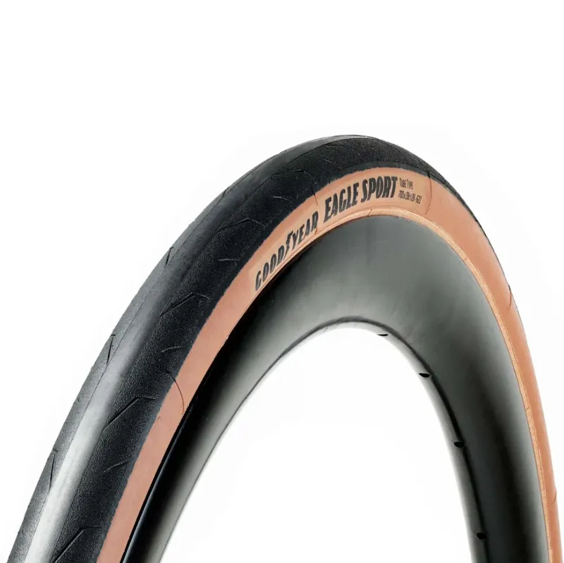 Goodyear Eagle Sport Tube Type Road Tyre in Tan 700x28